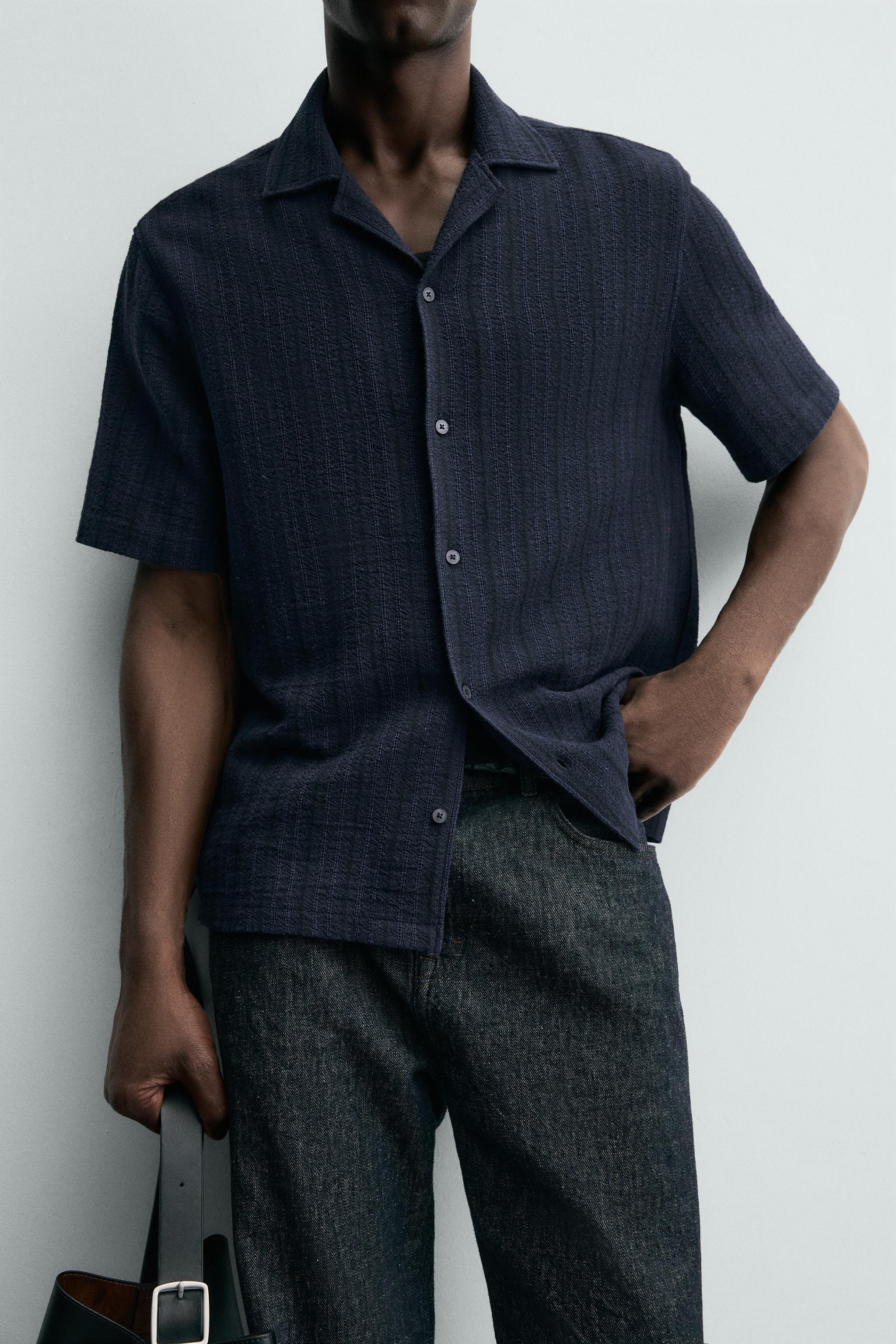CHEMISE JACQUARD GÉOMÉTRIQUE