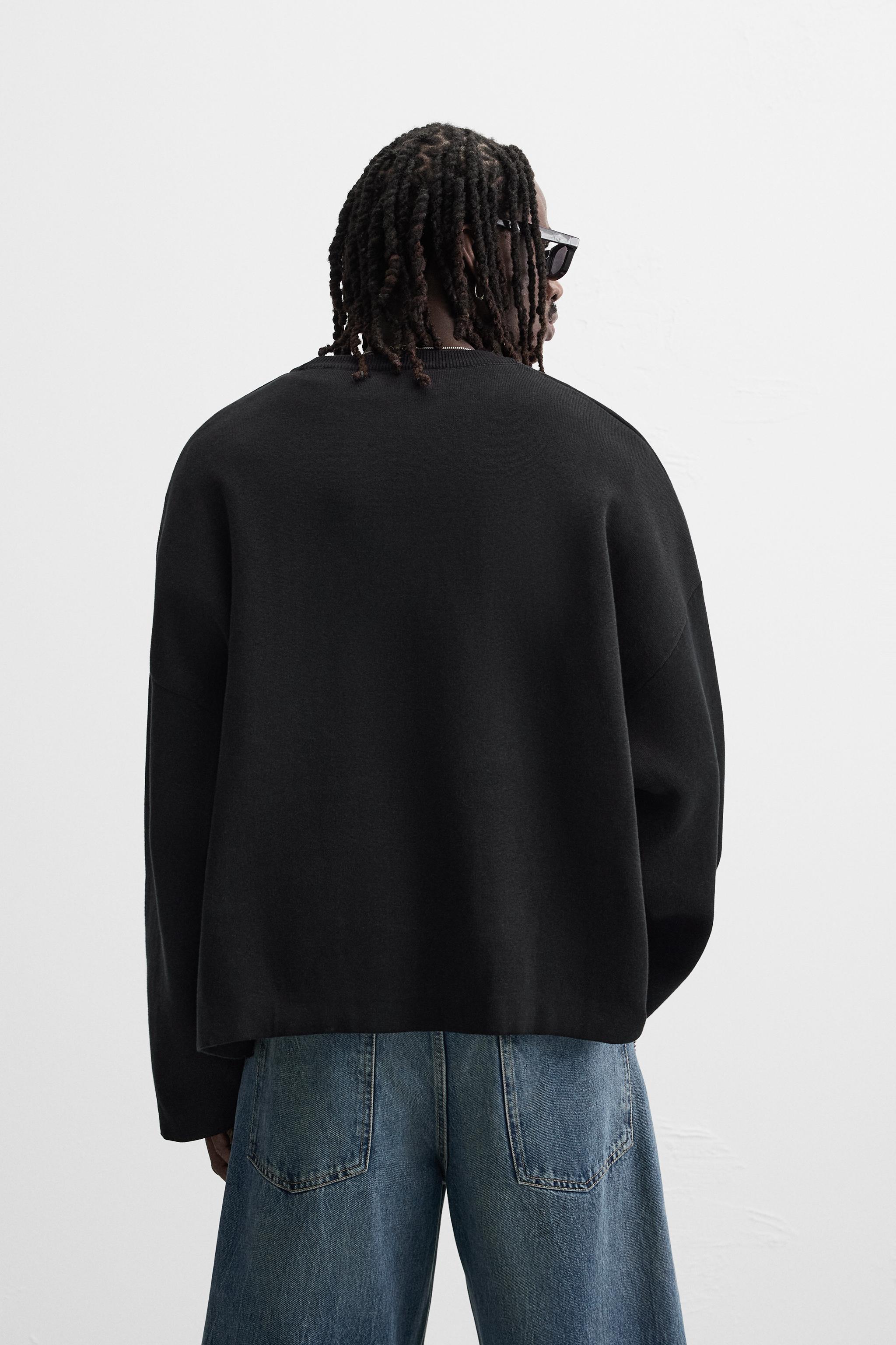 BOXY FIT KAZAK - Siyah | ZARA Türkiye / Turkey