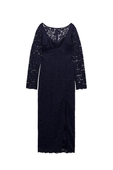 LACE MIDI DRESS