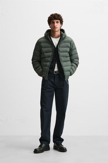 КУРТКА С ЛЕГКИМ НАПОЛНИТЕЛЕМ — БУТЫЛОЧНО-ЗЕЛЕНЫЙ от Zara — изображение 0