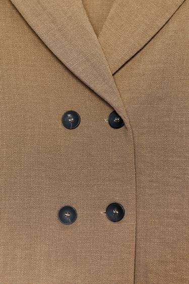 CROSSOVER SHORT SHIRT - Brown by Zara - Image 4
