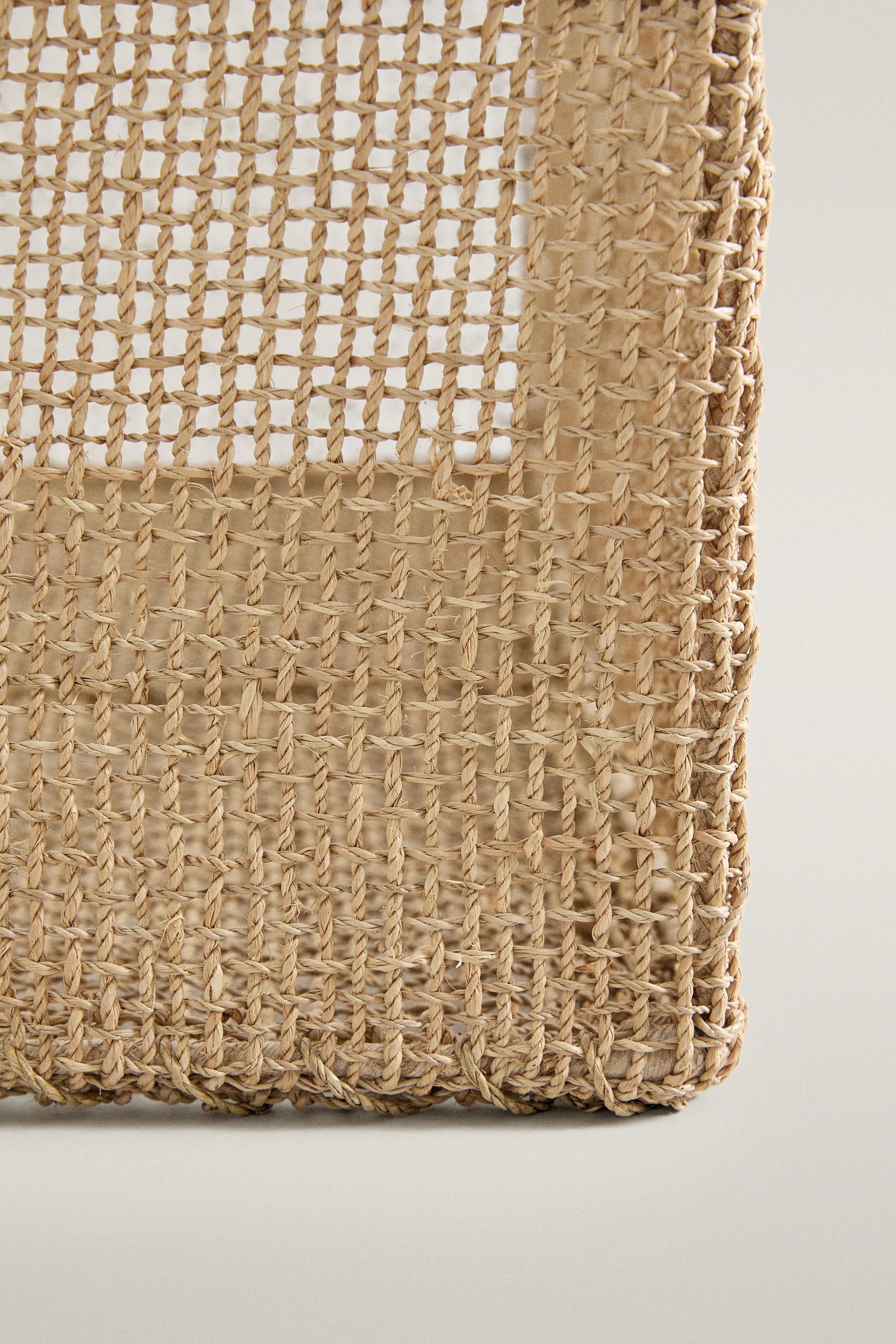 CORBEILLE RECTANGULAIRE SISAL