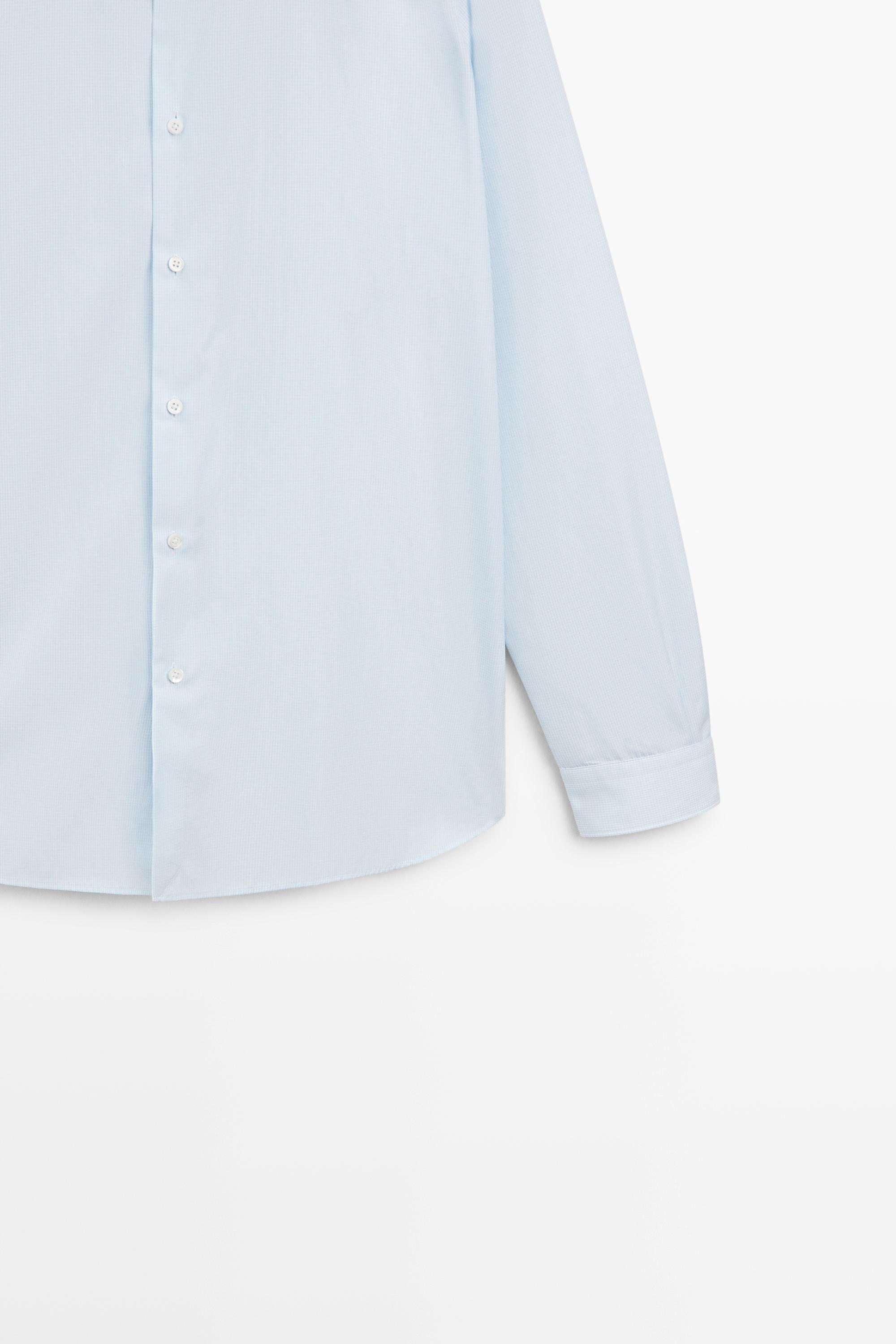 Chemise slim à carreaux vichy