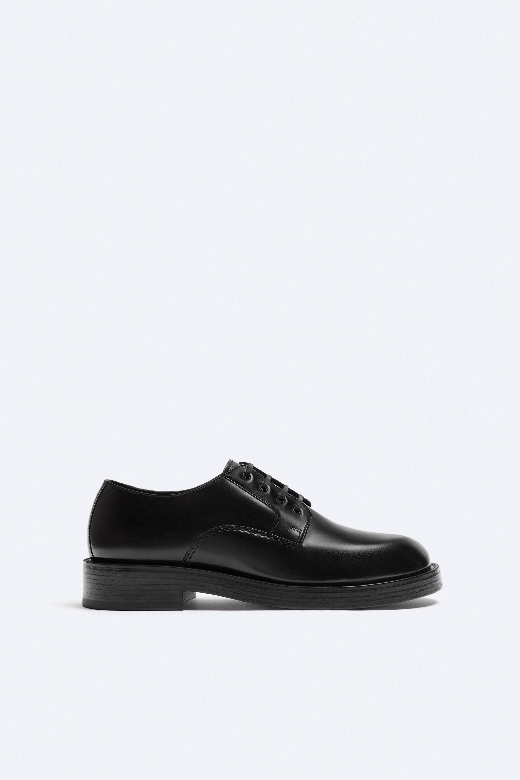 Zara Man Leather Shoes; Different Sizes Comfortable Stylish Appearances -  Arad Branding