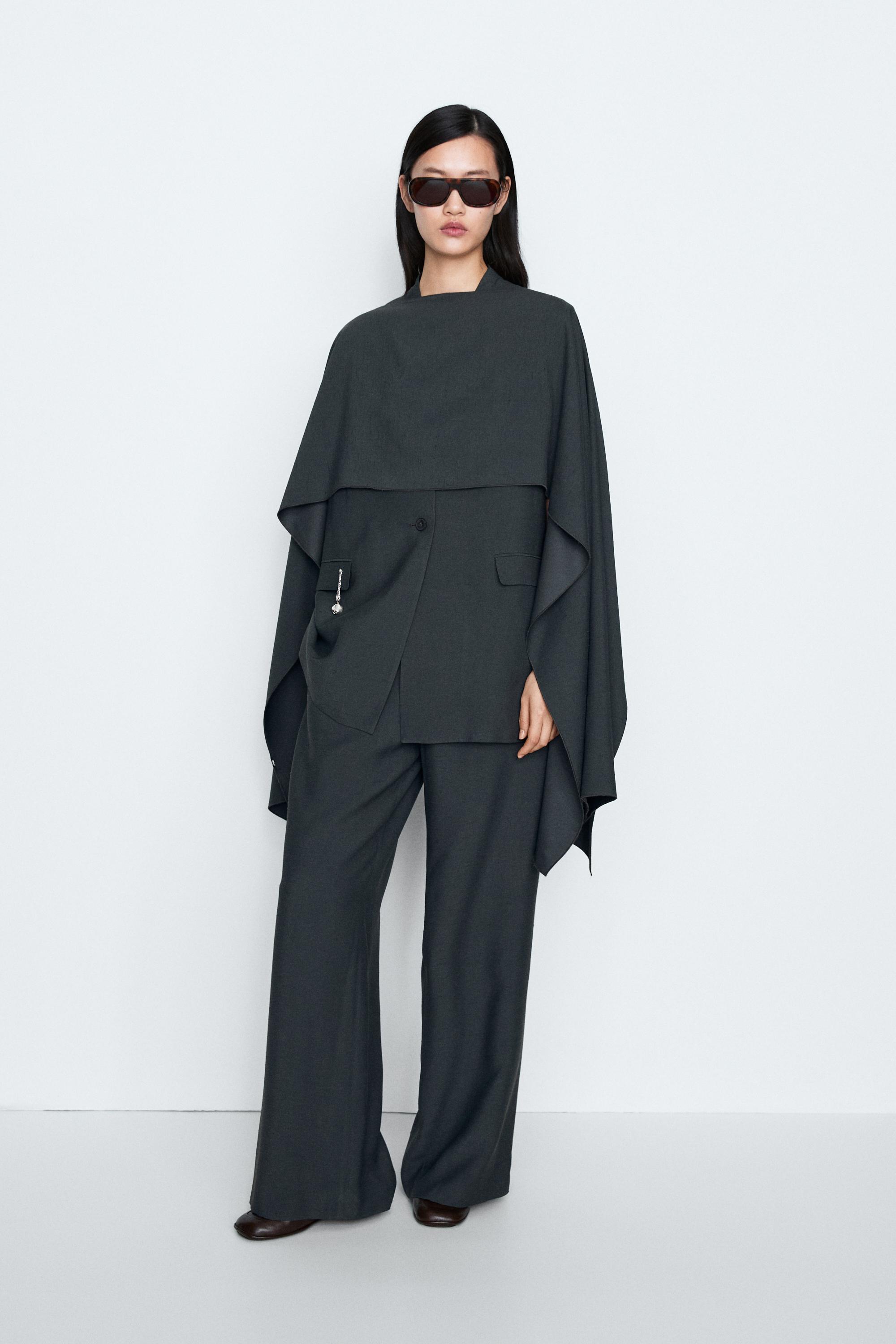 Cape asymétrique fluide total look - STUDIO
