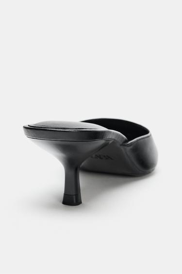 MULE HEEL SHOES - Black by Zara - Image 4