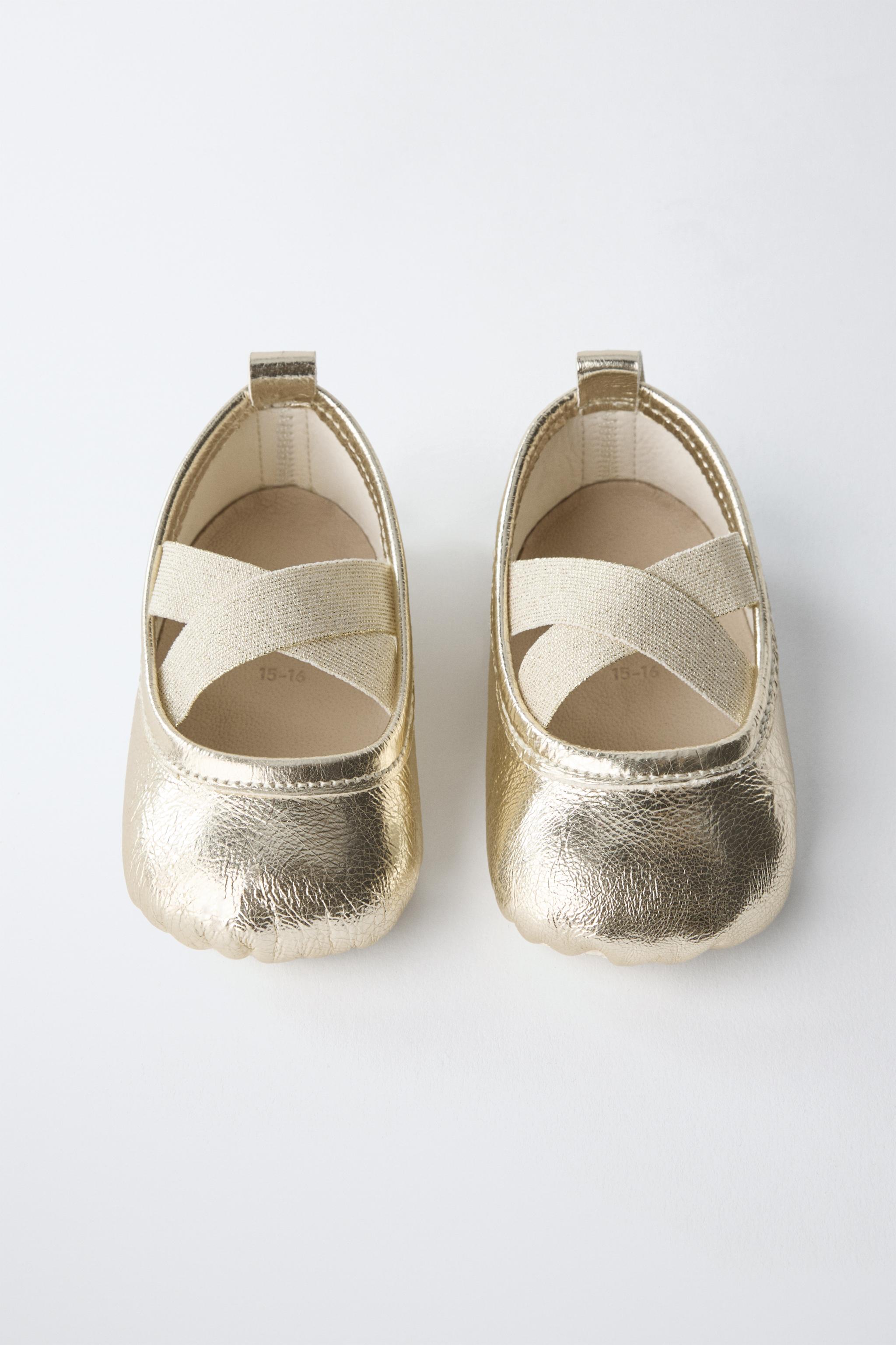 LEATHER BALLET FLATS