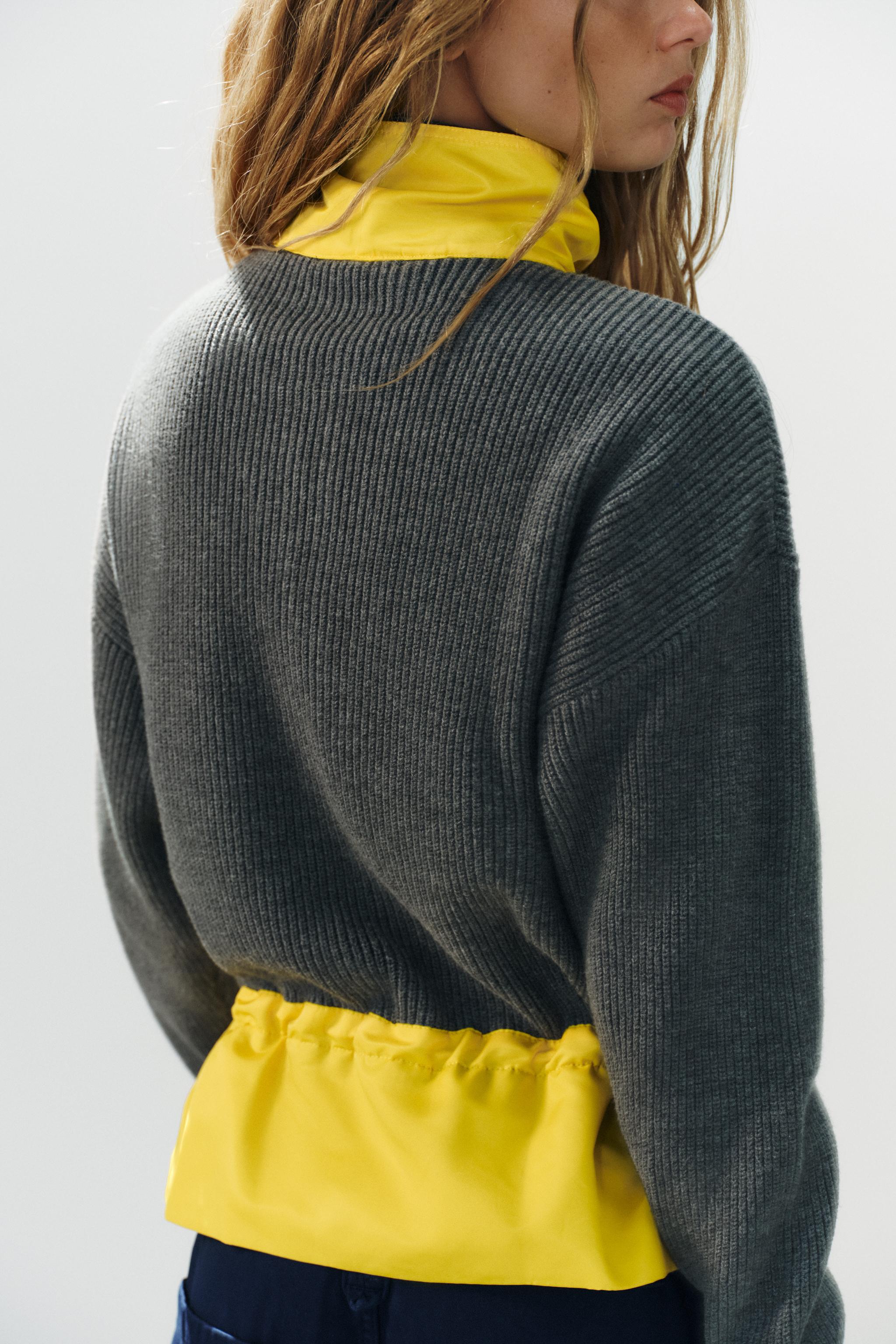 COMBINED KNIT JACKET