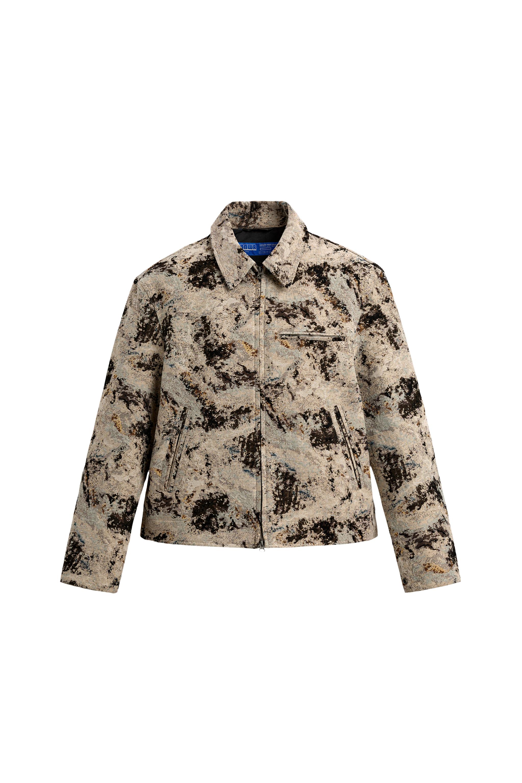 TEXTURED JACQUARD JACKET - Brown / Ecru | ZARA South Africa