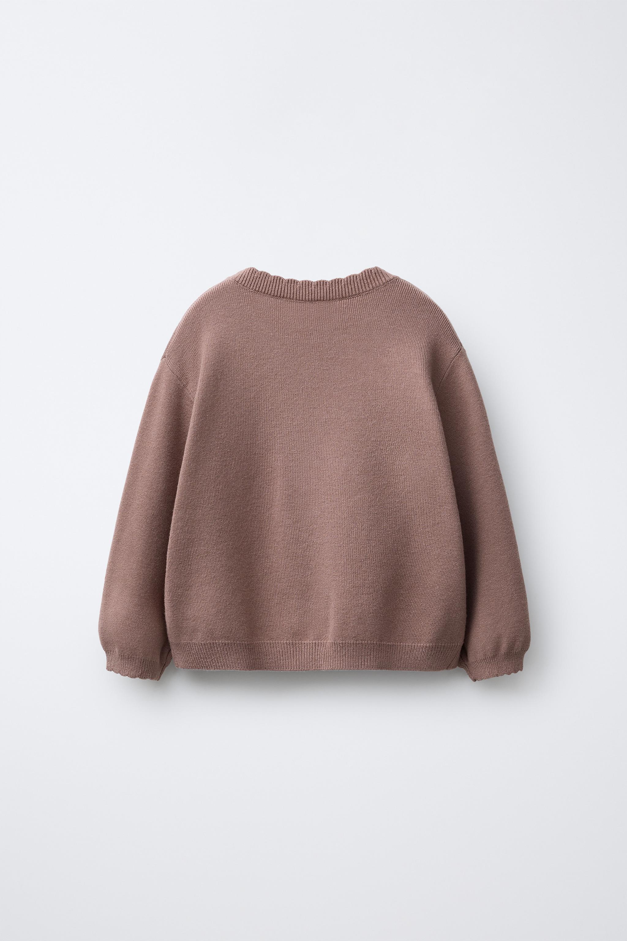 EMBROIDERED FLORAL KNIT JUMPER