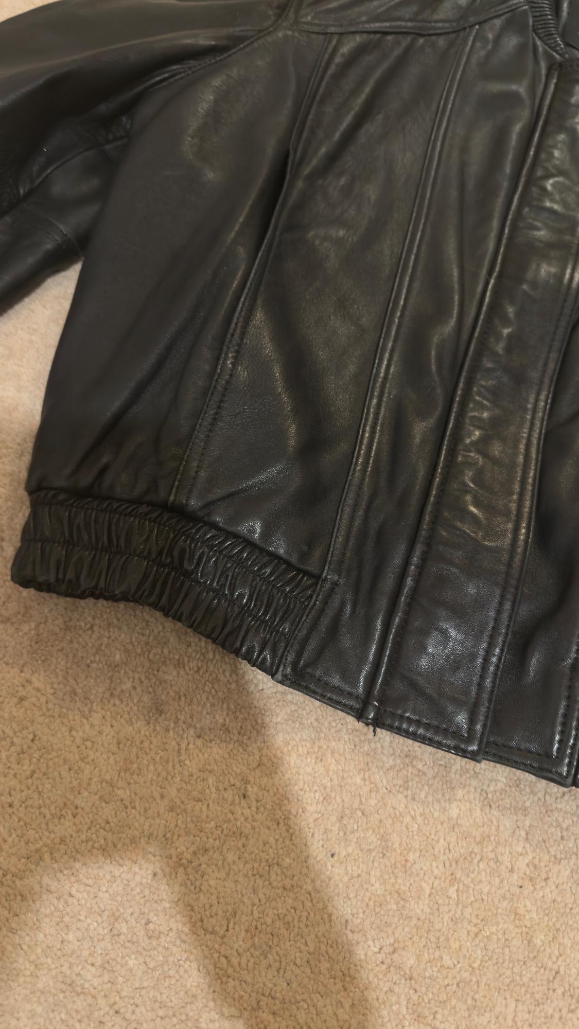 LEATHER BOMBER JACKET - LIMITED EDITION - Image 5