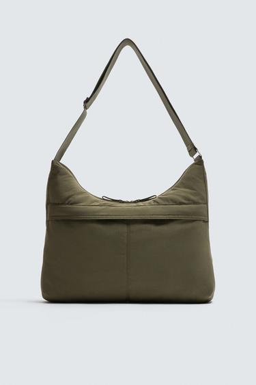 NYLON BAG - Green by Zara