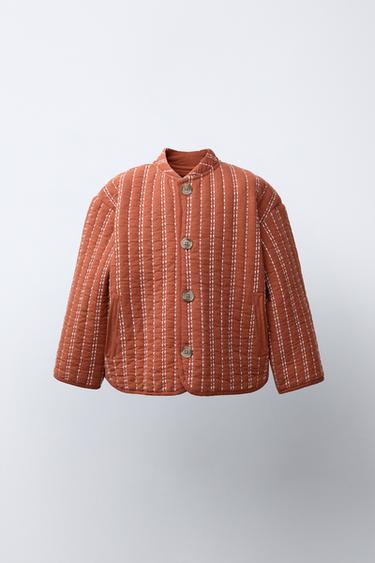 EMBROIDERED JACKET - Brick by Zara - Image 0