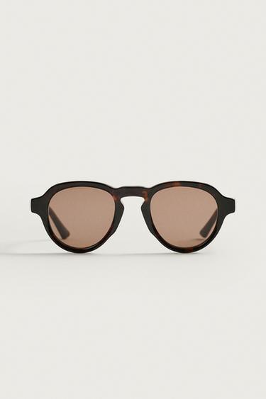 ROUND SUNGLASSES — Brown 1