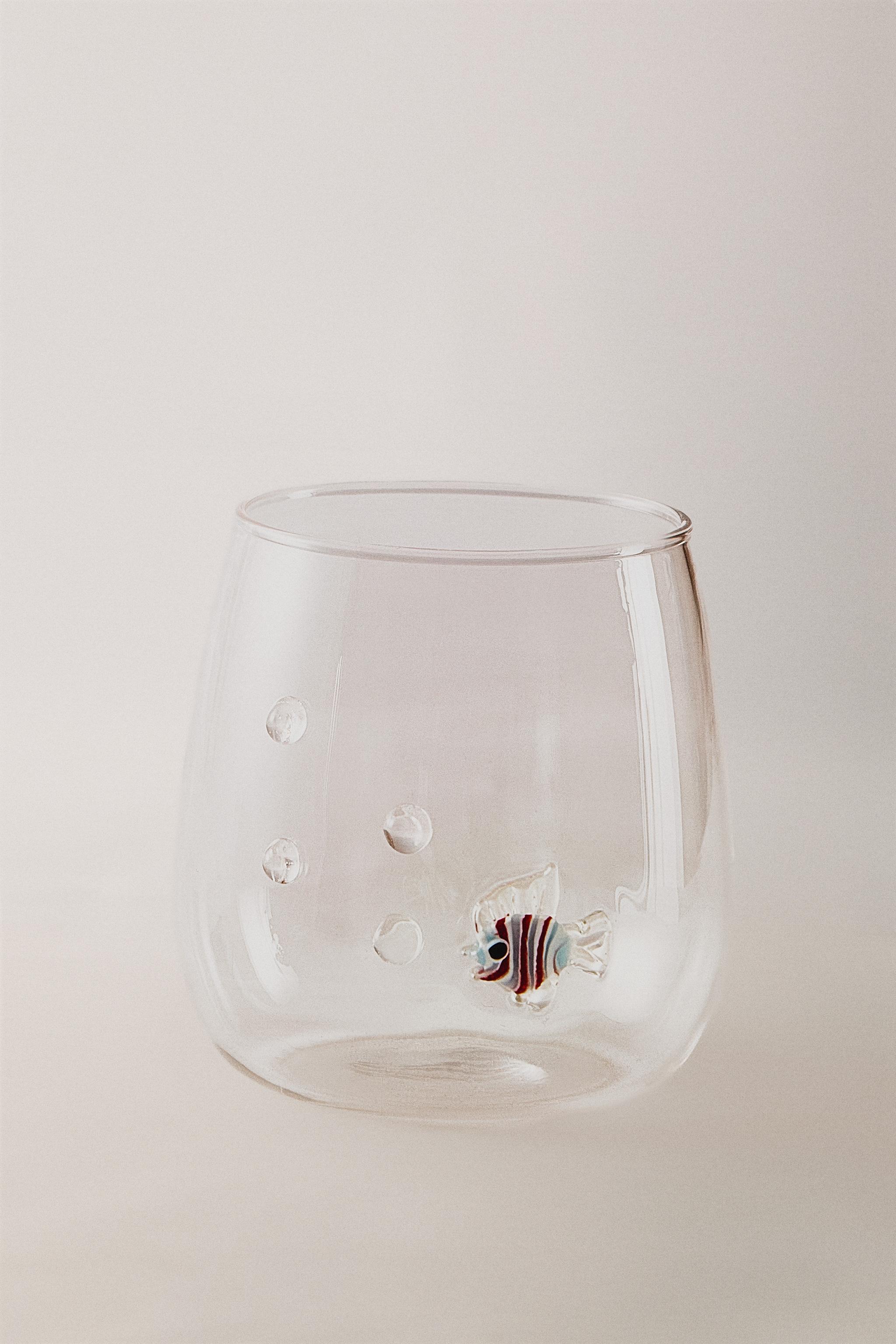 FISH AND BUBBLE TUMBLER