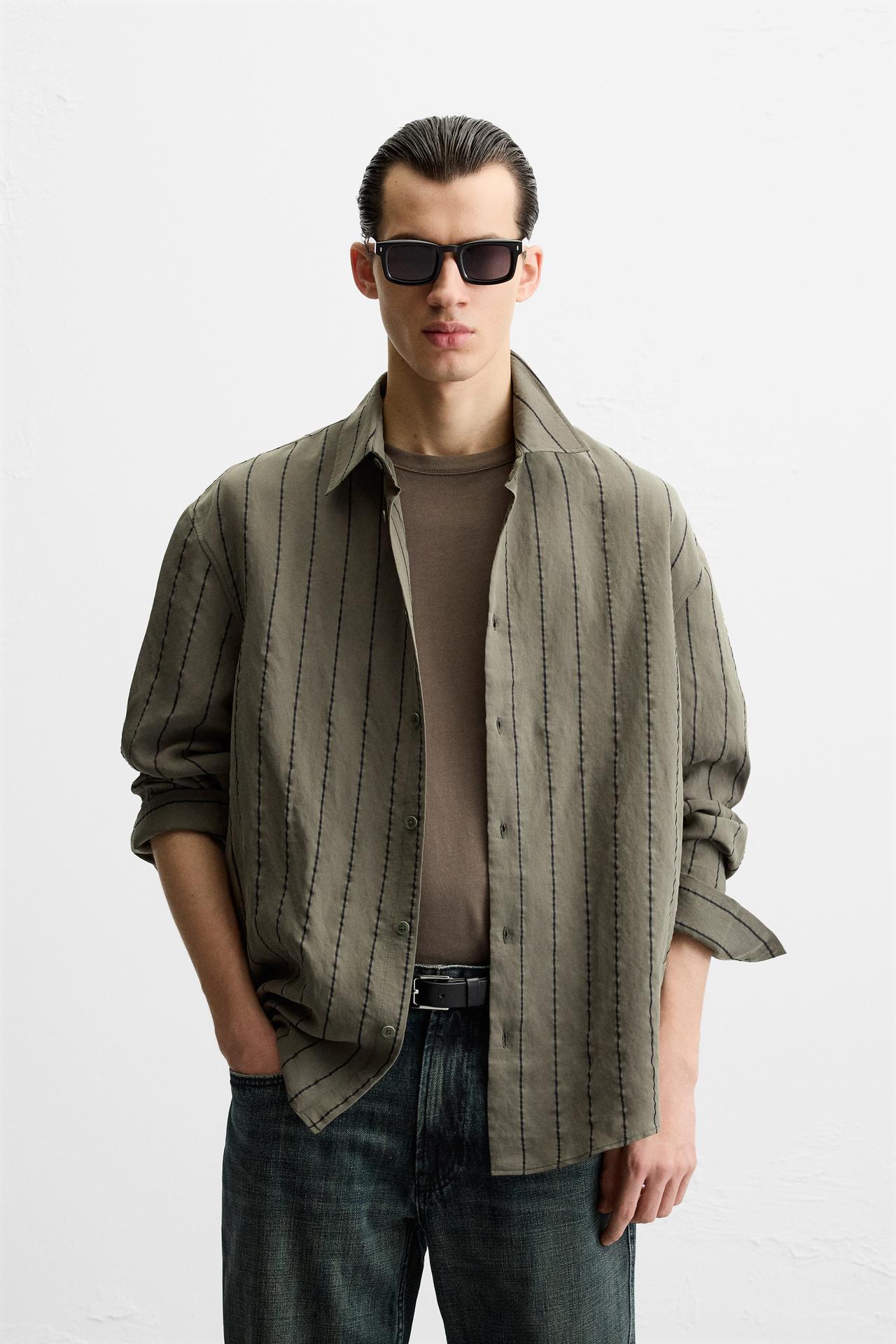MODAL BLEND STRIPED SHIRT