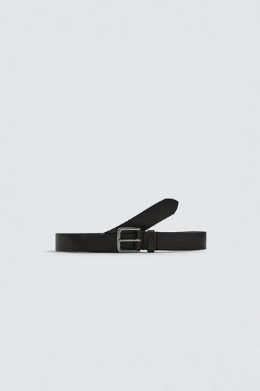 LEATHER BELT - Brown by Zara