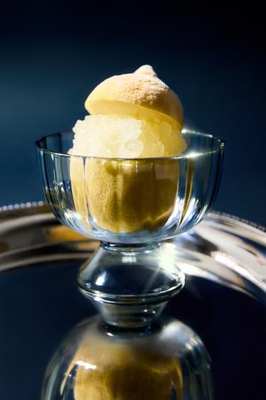 COLOURED ACRYLIC ICE CREAM CUP - Blue by Zara