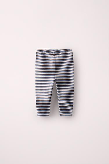 CREATED BY CARAMEL LONDON X ZARA ストライプ柄レギンスマルチカラ―ZaraのCREATED BY CARAMEL LONDON X ZARA ストライプ柄レギンス - マルチカラ―