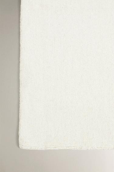 WOOL RUG - Ecru by Zara