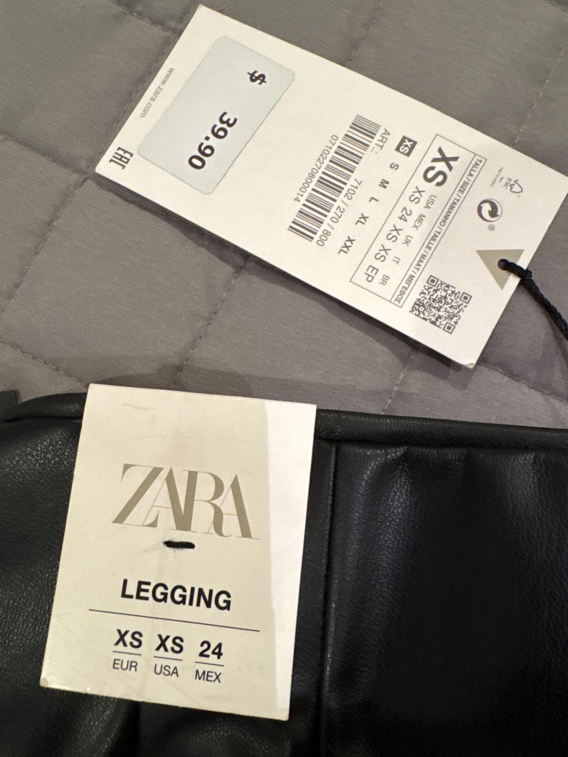 FAUX LEATHER LEGGINGS - Image 3