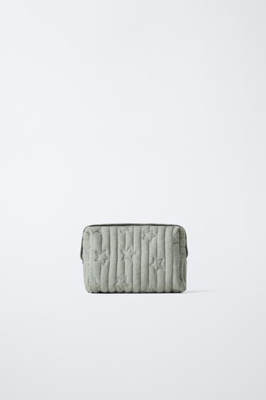 Zara STAR TOILETRY BAG - Green - Image 0