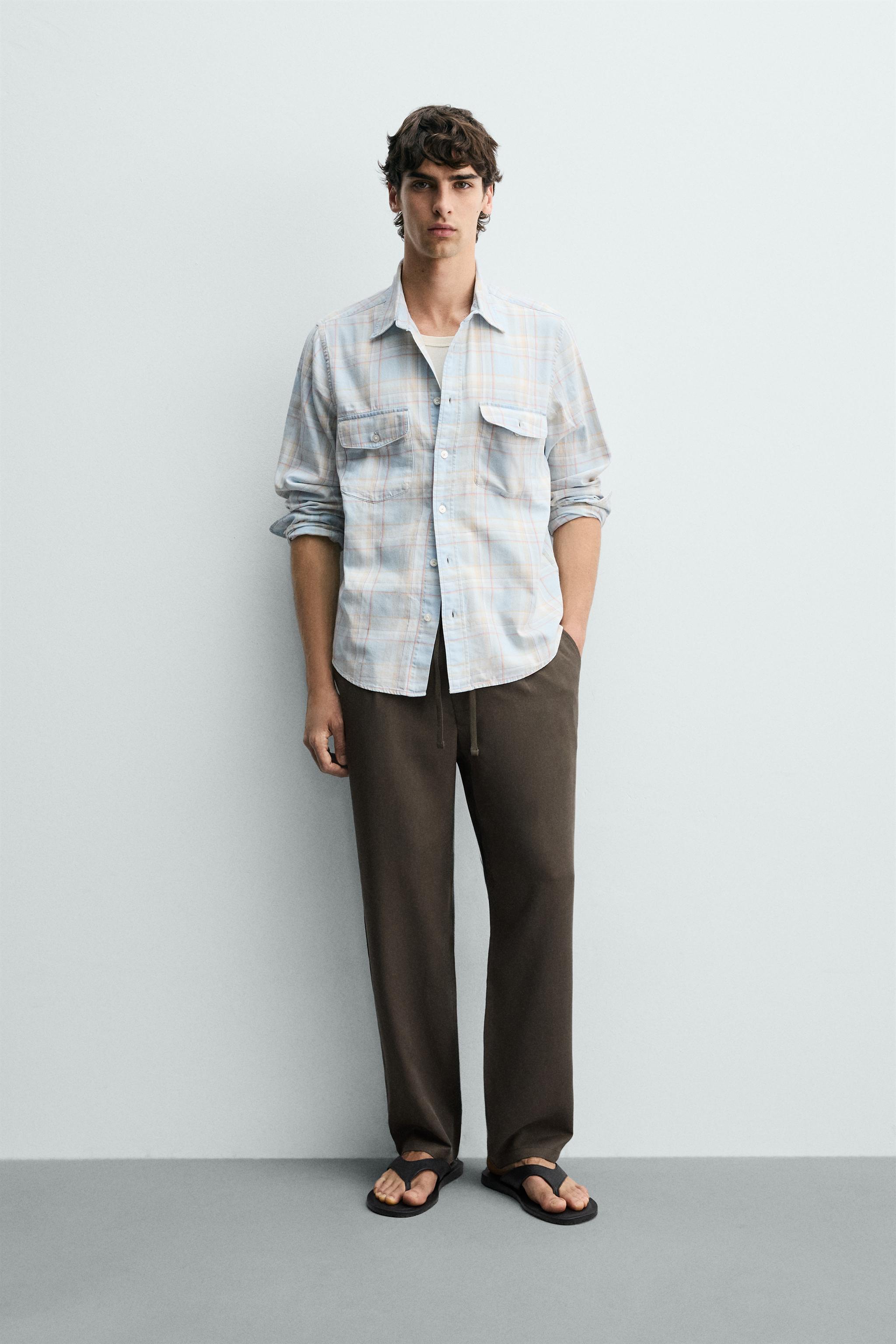 100% LYOCELL REGULAR FIT PANTS