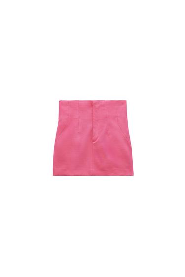 DARTED MINI SKIRT