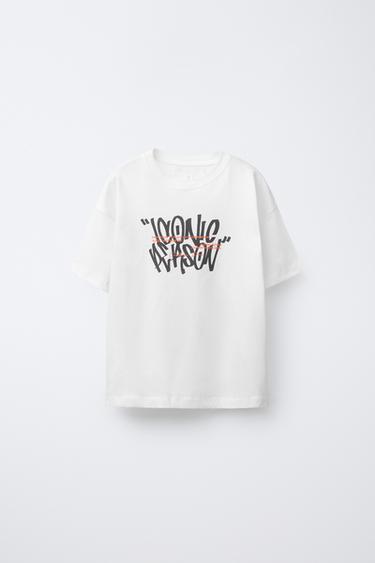 GRAFFITI PRINT T-SHIRT - White by Zara
