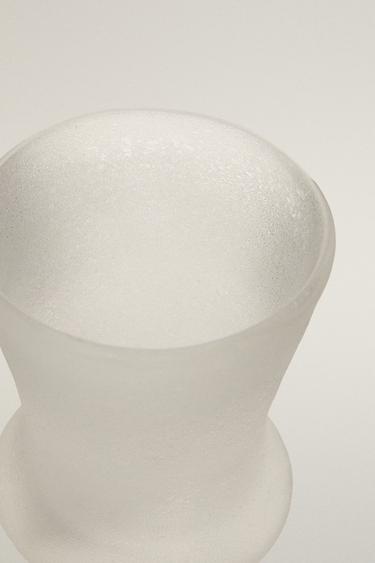 GLASS CANDLE HOLDER — White 2
