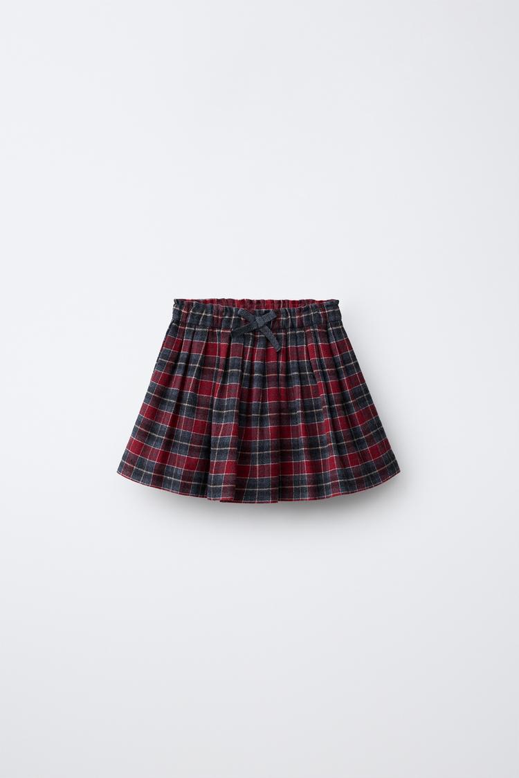 Falda estampado cuadros