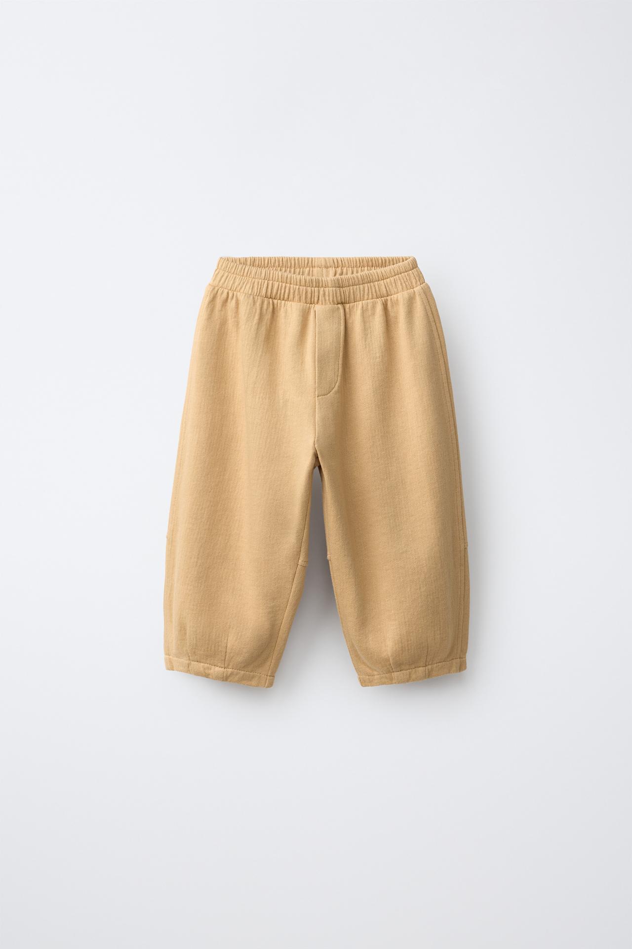 BARREL PLUSH PANTS — Sand