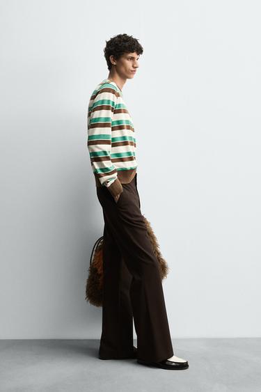 STRIPED T-SHIRT HARRY LAMBERT FOR ZARA X DISNEY - Brown / Green by Zara - Image 3