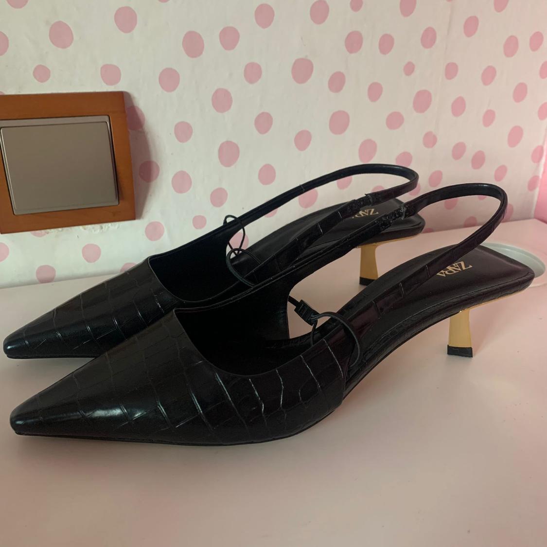 SLINGBACK SHOES WITH METAL HEEL - Image 5