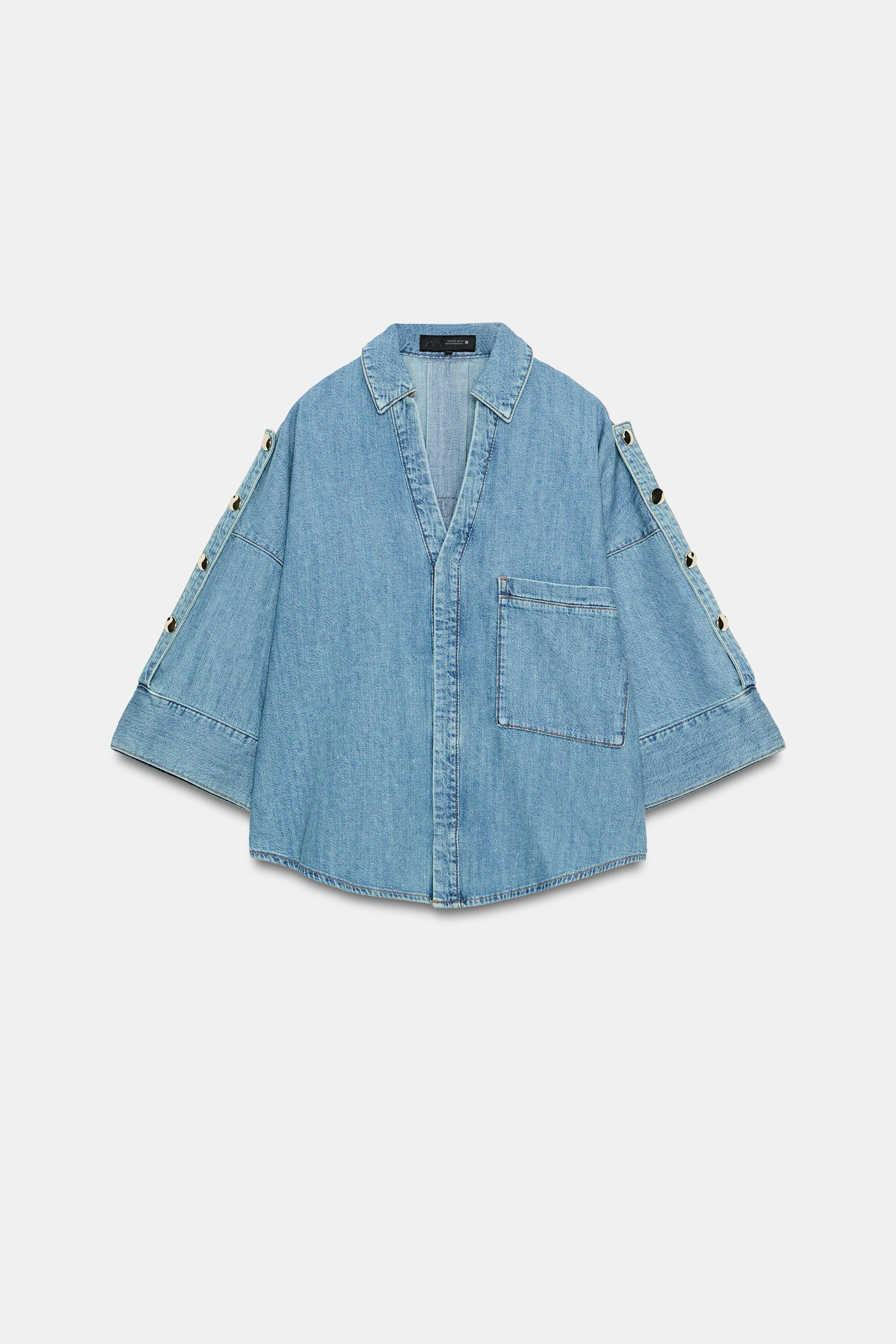 CHEMISE EN DENIM À MANCHES LARGES Z1975