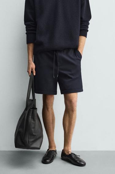 ΒΕΡΜΟΥΔΑ REGULAR FIT CONFORT - Μπλε σκούρο σταχτί του Zara