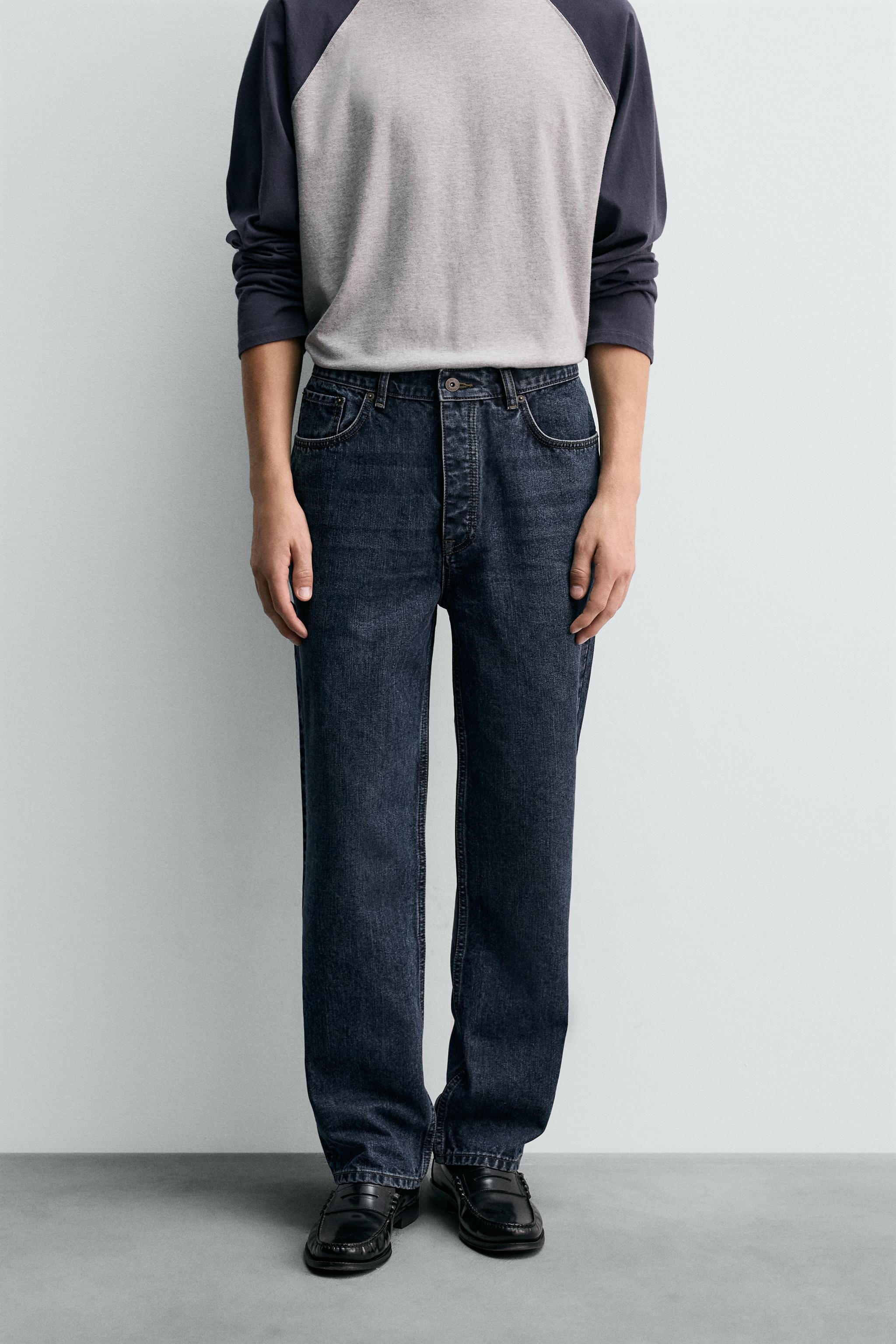 COTTON - WOOL STRAIGHT FIT JEANS