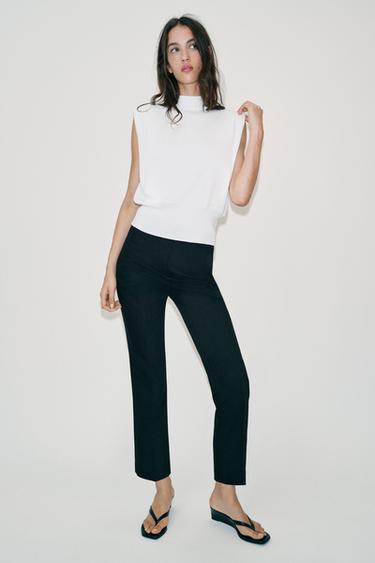 PANTALÓN MINI FLARE - Negro de Zara