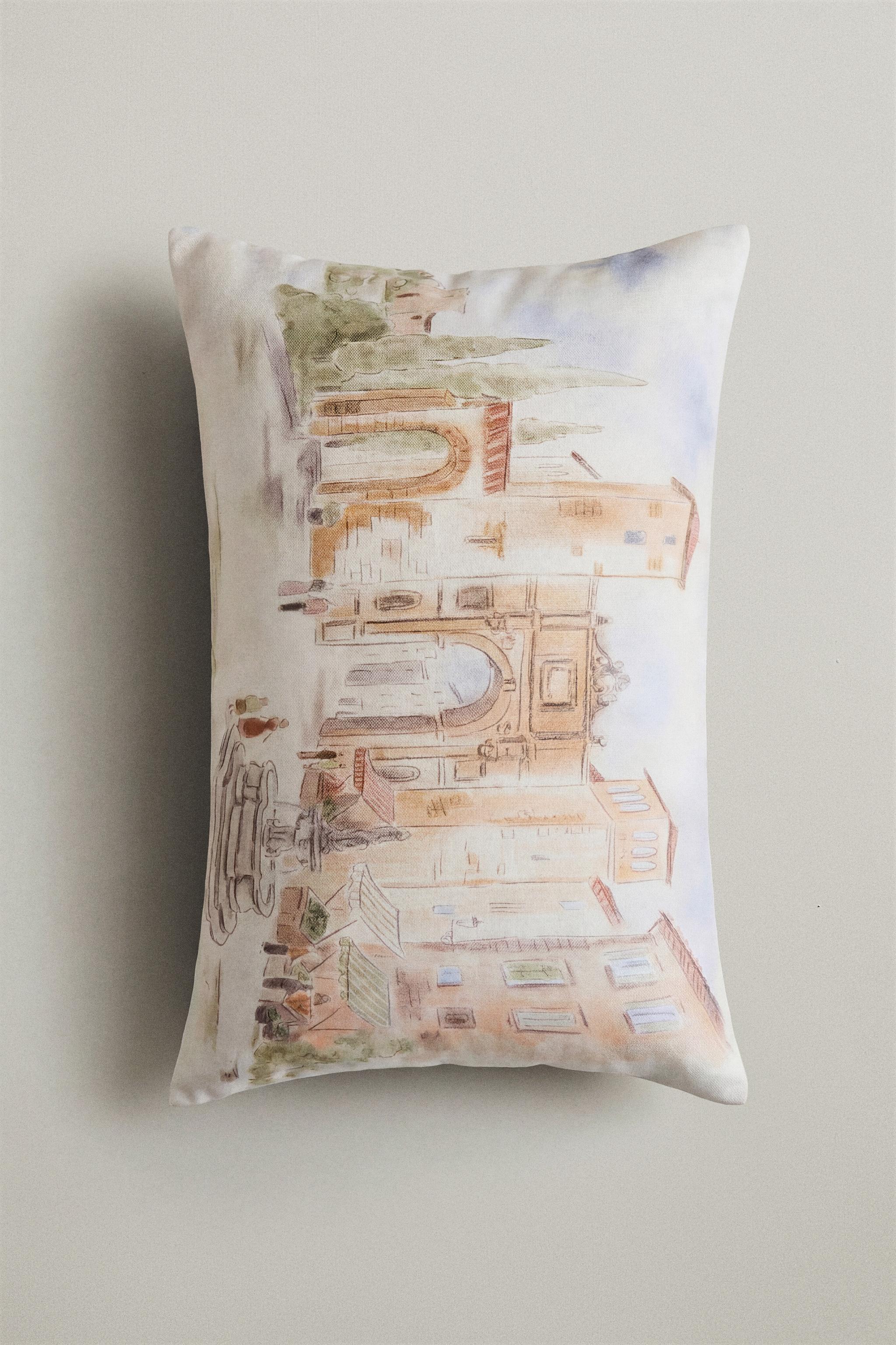LANDSCAPE THROW PILLOW COVER