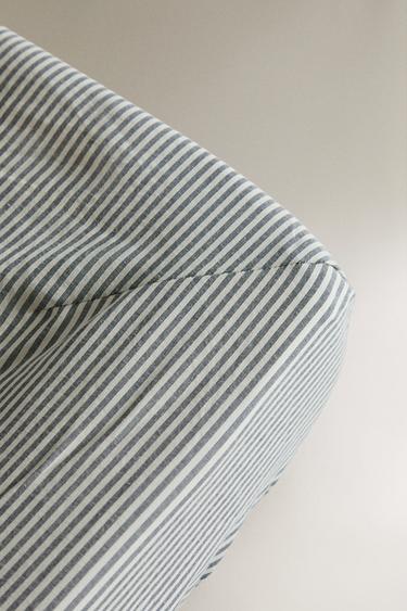 HOUSSE MATELAS À LANGER BÉBÉ RAYURES - Gris de Zara - Image 1
