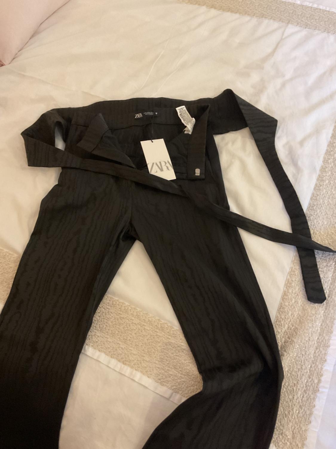 TROUSERS WITH SASH BELT
