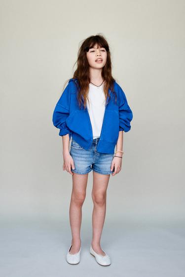 DENIM BERMUDA SHORTS - Blue by Zara