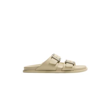 LEATHER STRAPPY SANDALS - Ecru by Zara