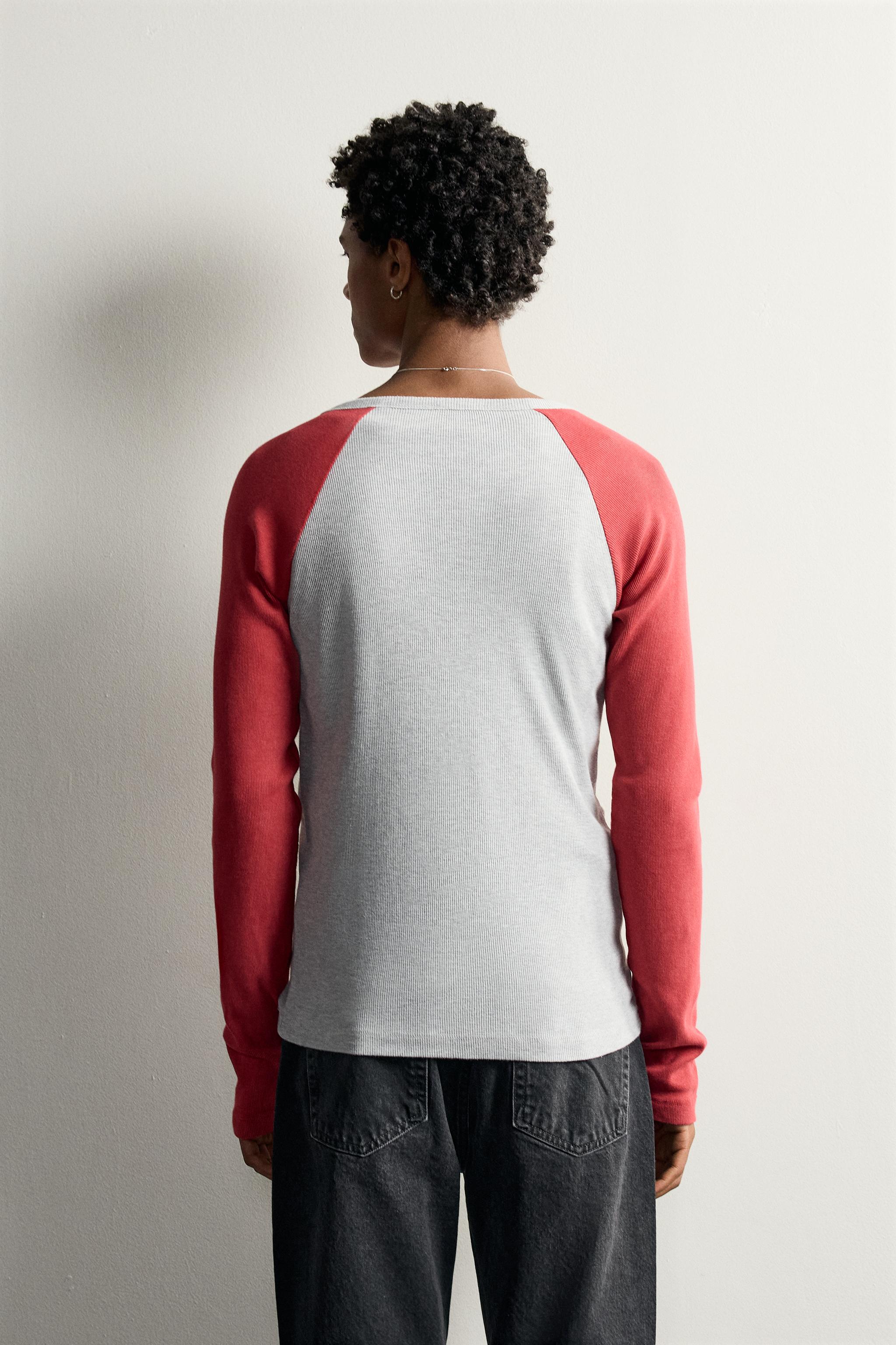 T-SHIRT SLIM COLOR BLOCK