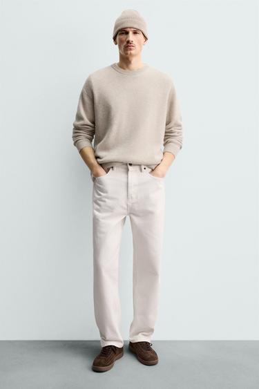 LEATHER TRAINERS - Brown by Zara - Image 1