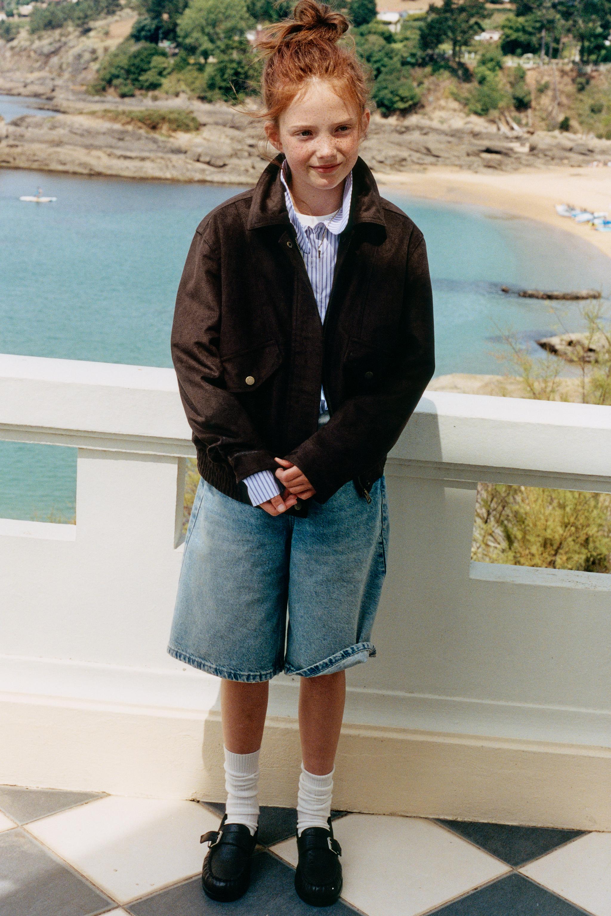 BLOUSON BOMBER EFFET DAIM