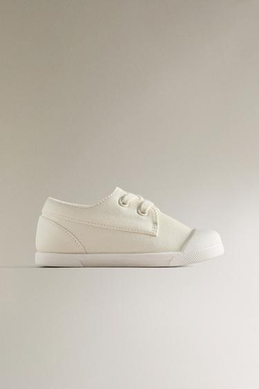COTTON TRAINERS - Light beige by Zara - Image 0
