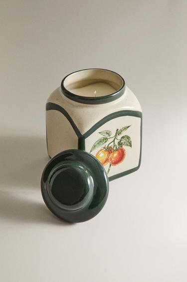 (320 G) TOMATO FIELDS SCENTED CANDLE - RED by Zara