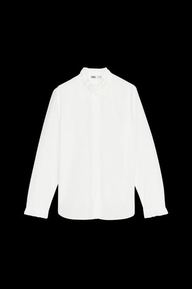 HEMD MIT VOLANT ZW COLLECTION - Weiß von Zara - Bild 0