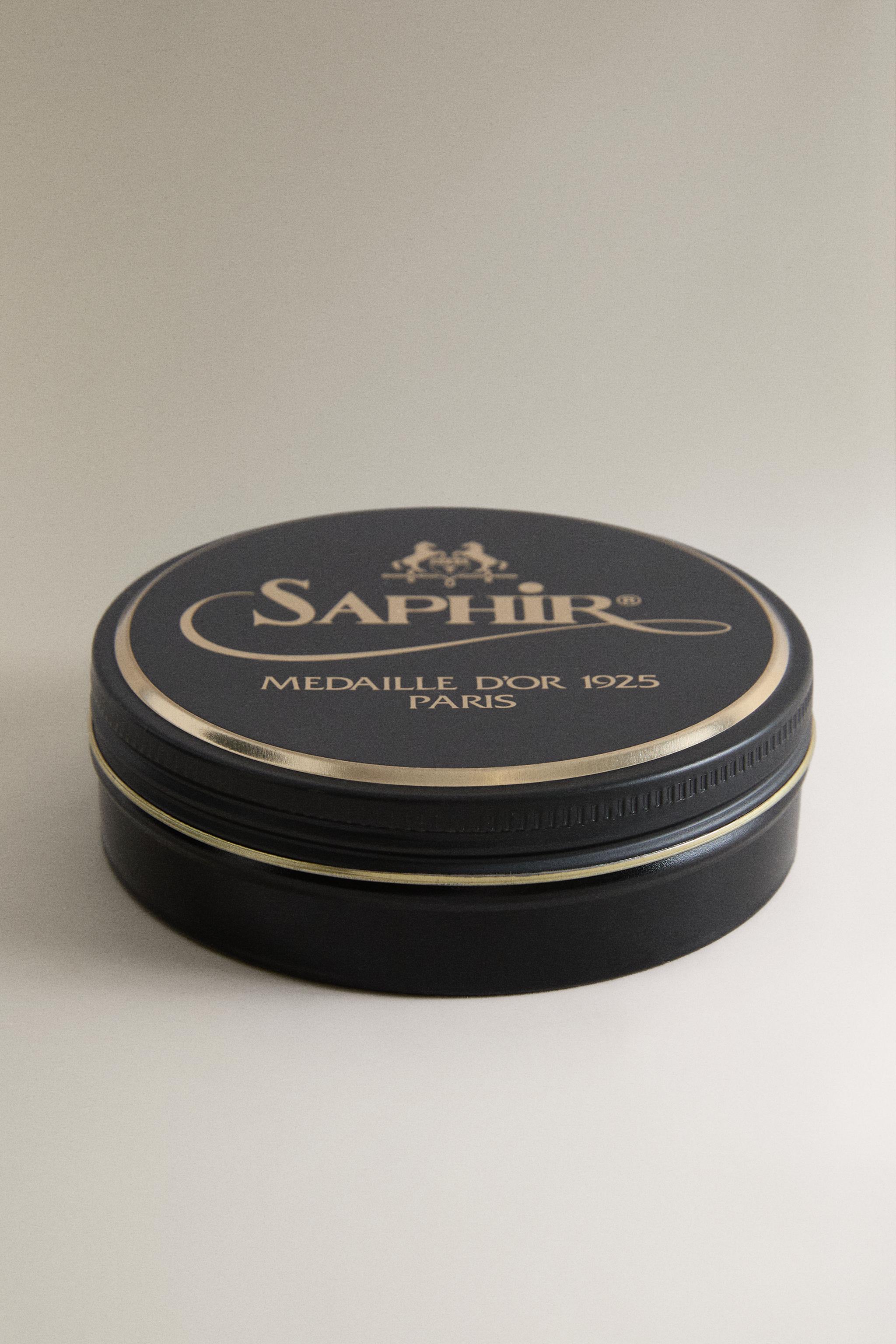 SAPHIR BLACK SHOE CREAM — Black
